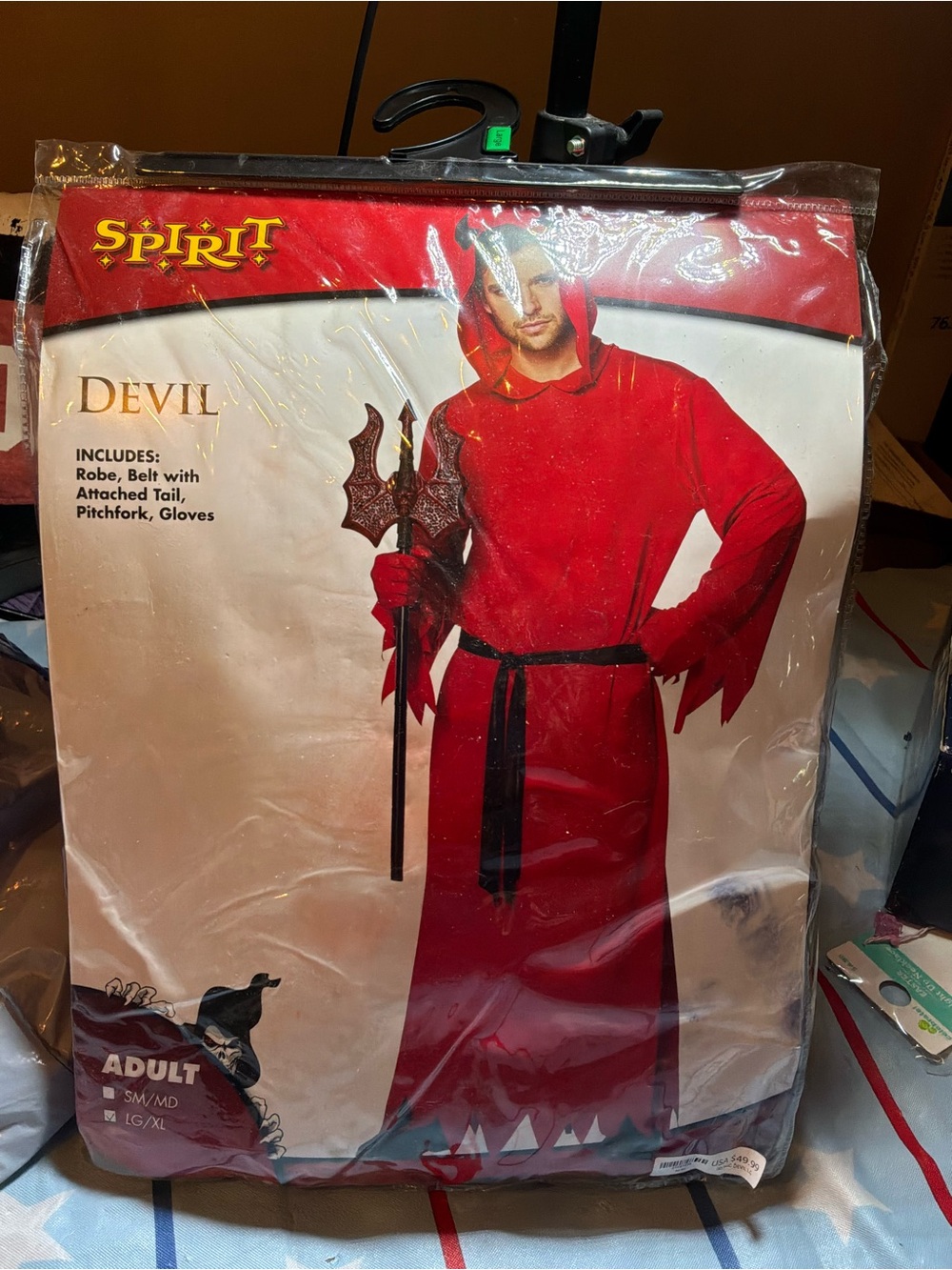 Spirit halloween Devil Adult costume size Large /XL
